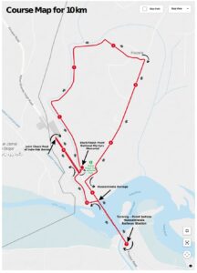 Ferozepur border marathon 10K Route